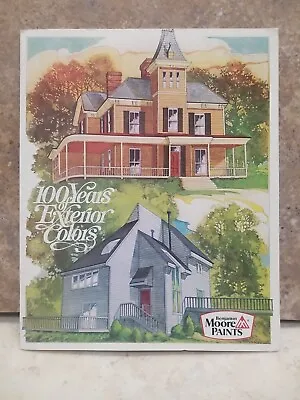 Vintage Paint Chart Benjamin Moore Color Brochure  • $5