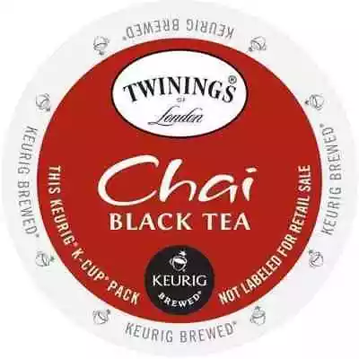 Twinings Chai Black Tea 24 To 144 Count Keurig Kcups Pick Any Size FREE SHIPPING • $99.88