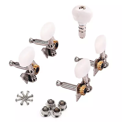 5Pcs Duable Zinc Alloy & PVC Banjo Guitar Machine Head Tuners Tuning Pegs/Key B • $23.08