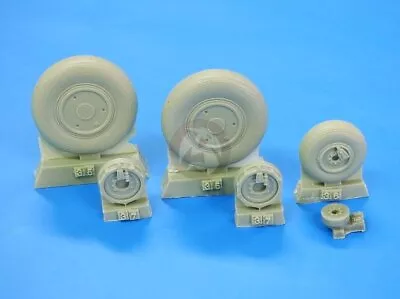 Plus Model 1/32 Wheels (Late) For MiG-21 Fishbed Aircraft (w/Paint Mask) AL3009 • $21.96