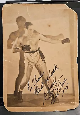 $119 • Buy Max Baer Signed Autographed Vintage 1935 5 X7  Cardstock Photo
