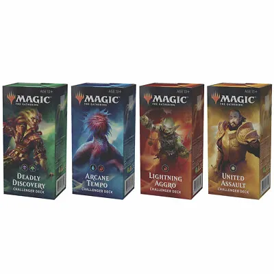 Challenger Decks 2019 Full Set Sealed Mtg NEW Deadly Discovery Arcane Tempo Etc • $94.99