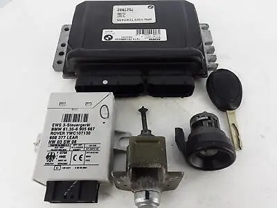 MINI R50 2001 Cooper Manual W10B16A Petrol ECU Key Kit Lock Set EWS 3 7513983 • $134.41