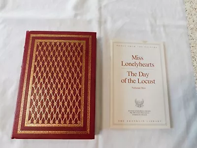 MISS LONELYHEARTS: THE DAY OF THE LOCUST By NATHANAEL WEST-W/NOTES Leather Bound • $65