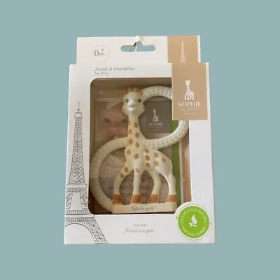 Sophie La Girafe So Pure Teether Ring Sophie Giraffe NEW(upc3184) • $12.99