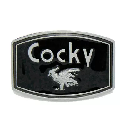 $11.99 • Buy Cocky Belt Buckle Western Cowboy Native American Motorcyclist (CKY-01-B)
