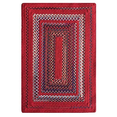 $130.21 • Buy 0392QS00270048545 Bradford Area Braided Rug, 27  X 48 , Crimson