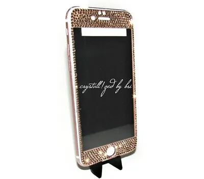 Bling Screen Protector CRYSTALLIZED IPhone 6 6s 7 8 Plus SE Bedazzled Custom • $115