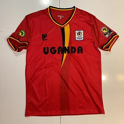 Uganda Soccer Jersey FUFA Cameroon CAF 2021 Africa Cup Of Nations Adult L • $19.95