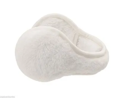 180s Women's Lush Snow White Adjustable Behind-the-Head Ear Muffs/ Warmers NEW! • $14.99