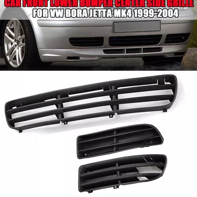 Front Bumper Insert Center Grille Grilles Cover For 1999-2004 VW Bora Jetta Mk4 • $28.99