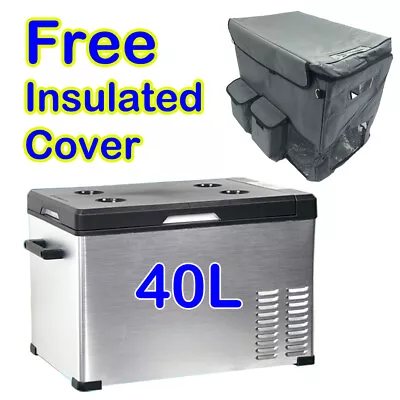 $380 • Buy 40L 12V/24V/240V Portable Car Boat Fridge Freezer With Free Insulated Cover