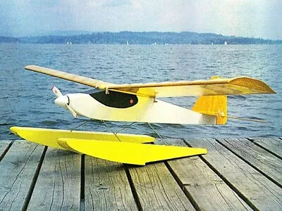 Aqua Sport Floatplane 49  WS RC Model Airplane Printed Plans &Templates • $20