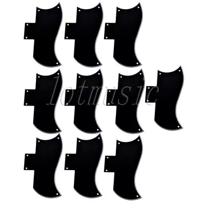 10pcs  Pickguard 3-Ply Black Scratch Plate New For Standard  Gibson SG Guitar • $39.59