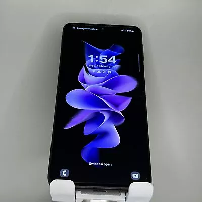 Samsung Galaxy Z Flip 3 Duos - SM-F711U - 128GB - Black (Verizon - ULK) (s10505) • $123.41