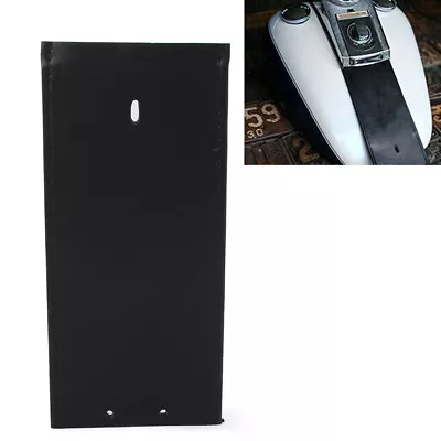 Gas Tank Panel Bib Trim Smooth PU Leather For Harley Davidson Black Motorcycle • $15.30