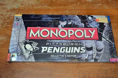 Monopoly Pittsburgh Penguins NHL Collectors Edition Game Factory Sealed • $29.99