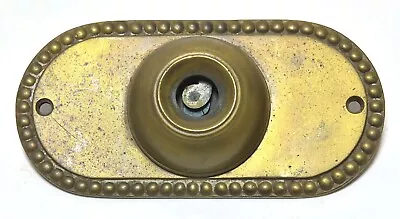 Vintage Brass Wall Mount  Push Button Door Bell • $44.99