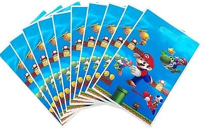 10X Super Mario Candy Party Favour Bag Loot Bag For Kids Birthday Supplier Gift • $3.99