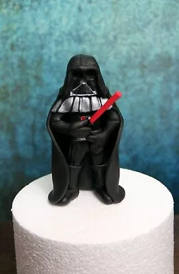 STAR WARS DARTH VADER Inspired Edible Handmade Figurine Birthday Cake Topper  • £19.99