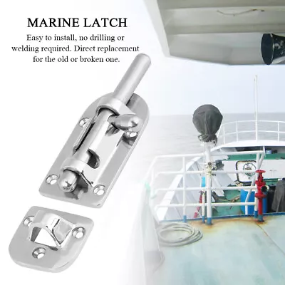 ‧★ Stainless Steel Marine Boat Door Window Lock Latch Slide Barrel Bolt Clasp • $14.54