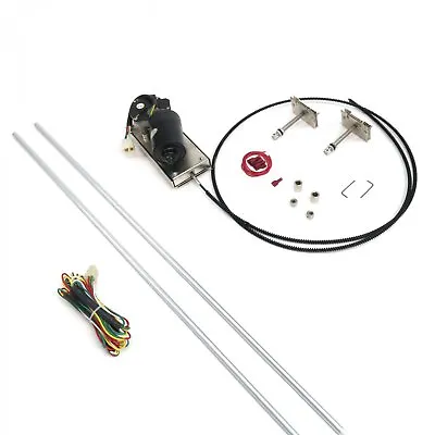 Heavy Duty Power Windshield Wiper Kit WIPER2 Truck Rat Street Custom • $296.97