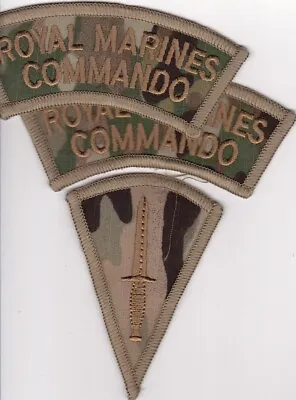 LATEST British ROYAL MARINES  COMMANDO Multicam MTP  DAGGER Patch -Sand • $12.99