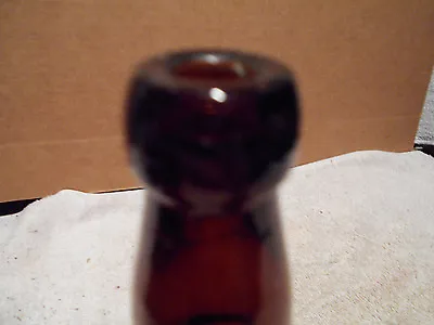 $5.99 • Buy Antique S.B.&G. Co. Amber Glass Bottle  MOLD BLOWN W/HAND TURNED LIP