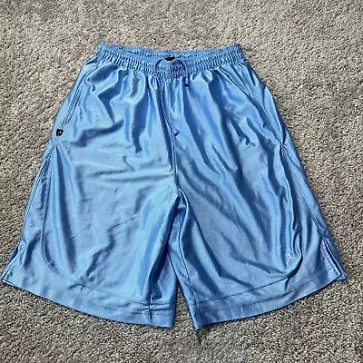 Vintage Y2k 2005 Jordan Nike Air Mesh Basketball Shorts Mens XXL Carolina Blue • $37.95