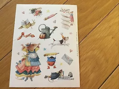 Vintage Vera The Mouse Hallmark Sticker Sheet Marjolein Bastin • $8.35