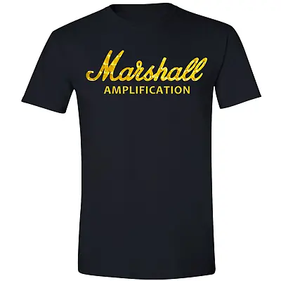 Marshall Amplification Logo T-Shirt Men's Tee Zildjian Pearl DW Guitars Drums • $14.95