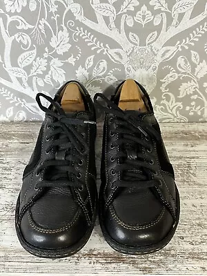 Born Mens Black Leather Lace Up Oxfords Shoes Sz 10 • $30