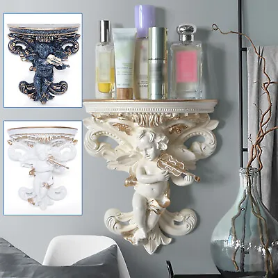 £18.04 • Buy Wall Hanging Flower Pot Cupid Angel Corbel Shelf Rococo Art Garde UK