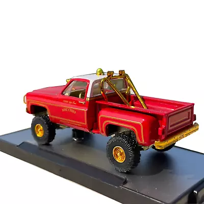 1/64 Scale For Chevrolet Scottsdale 4x4 Pickup Fire Truck Car Model Decoration • $38.38