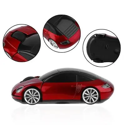 $12.39 • Buy Car Shape 2.4GHz Wireless Cordless Optical Mouse Mice USB Receiver For PC AL