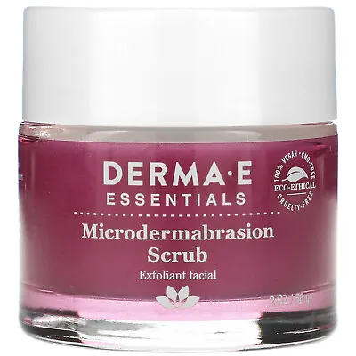 Derma E Microdermabrasion Scrub 2 Oz 56 G Cruelty-Free EcoFriendly • $29.72