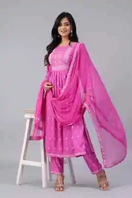 Bollywood Designer Women's Kurti Pant Set Indian Wedding Wear Kurta Pajama Dress • $65.67