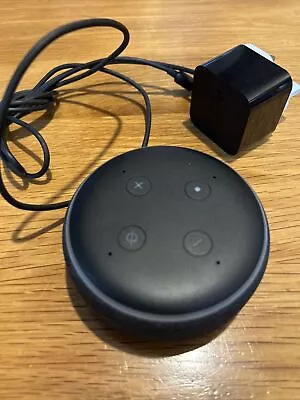 Amazon Echo Dot (3rd Generation) Smart Assistant - Charcoal • £8