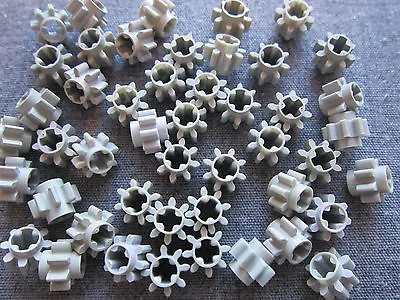 £2.79 • Buy Lego Technic 10 X Gear Cog 8 Tooth Light Grey -  Engine / Gearbox Part No 3647