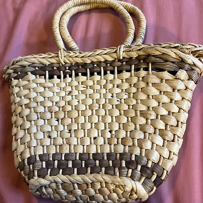 £1.45 • Buy Small Wicker Child’s Bag. Used But Good Condition. 