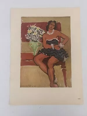 1946 Henri Matisse “The Dancer In The Blue Dress” First Edition Lithograph  • $49.99