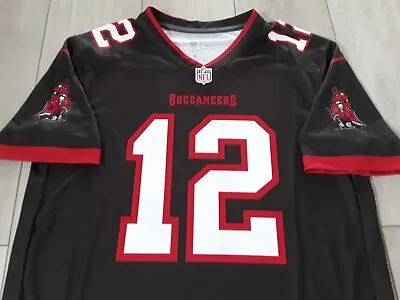 Tampa Bay Buccaneers Nike NFL Dri Fit Jersey - Brady #12 - Large - Fab Condition • £54.50