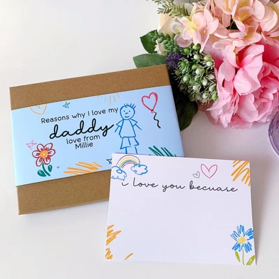 £8 • Buy Reasons I Love My Daddy - Gift Box And Wrapping Included