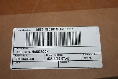 NEW And SEALED NFPA 70 2014 National Electrical Code NEC Handbook Hardcover • $69.95