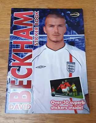David Beckham Sticker Book Inc 30 Stickers - Alligator Books 2002 • £9.99