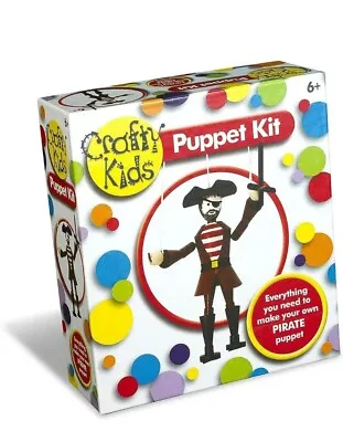 Paul Lamond Crafty Kids Pirate Puppet Kit • £12.99