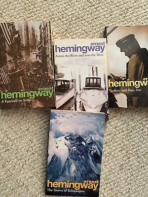 £8 • Buy Bundle Of 4 Ernest Hemingway Novels 