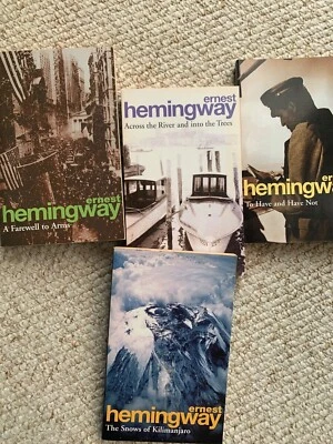 £8 • Buy Bundle Of 4 Ernest Hemingway Novels 