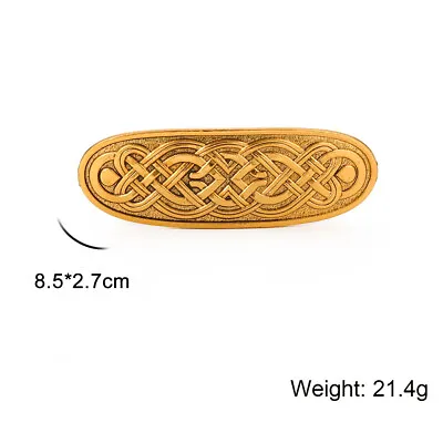 Vintge French Barrettes For Women Celtic Hair Clips Hair Accessory For Girls • $6.69