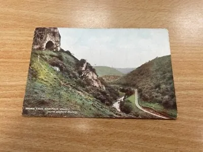 Postcard - Thors Cave Manifold Valley Staffordshire Posted 1908 • £2